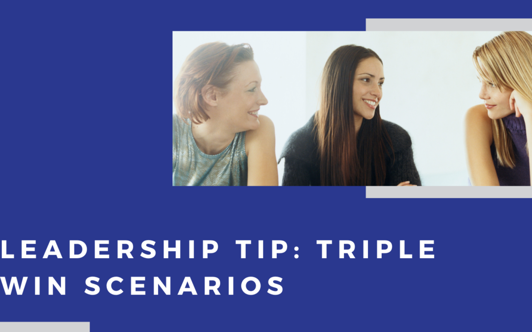 Do you look for the triple win?