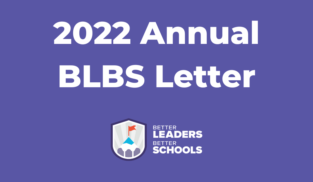 2022 Letter to the BLBS Tribe